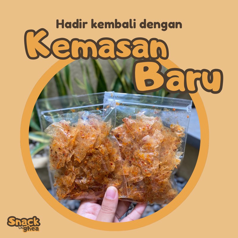 

(20pcs) Paket RESELLER Kripca / keripik kaca kemasan tanpa merk