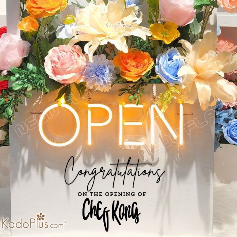 Neon Sign Custom LED Flex Open