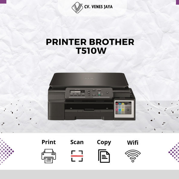 PRINTER BROTHER T510W (PRINT, SCAN, COPY, WIFI)