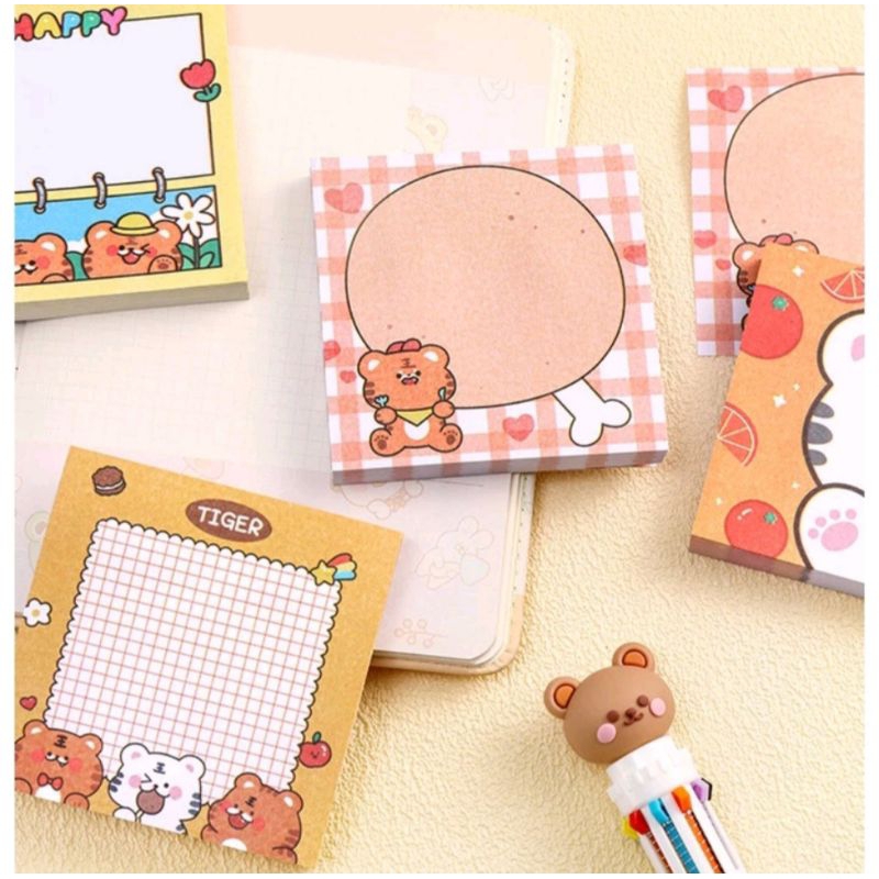 

Sticky note tiger lucu memo tempel/sticky note/lucu/murah/alat tulis