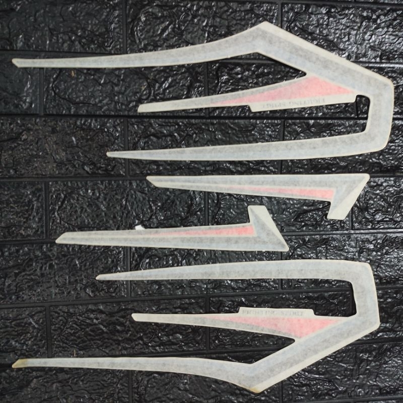 Striping Rx-king 2001 silver/Perak original set