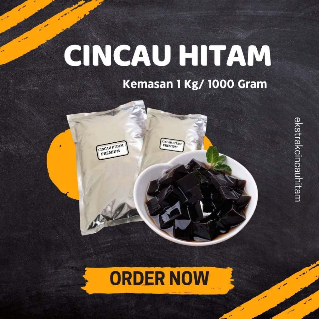 

Cincau Hitam Instan Cocok Untuk Keperluan Produksi Besar Kemasan 1Kg