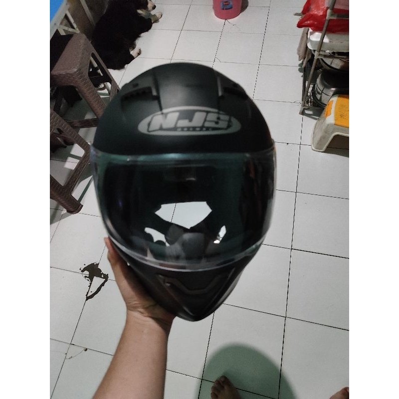 HELM NJS SHADOW DOFF BLACK SECOND