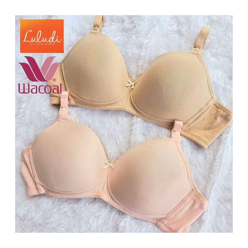 BRA MATERNITY LULUDI by WACOAL FULL CUP KATUN TANPA KAWAT MATERNALOVE MENYUSUI NURSING BH LB 8006 R1
