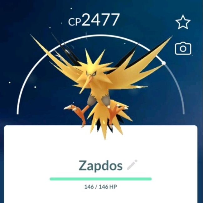 Zapdos Pokemon Go