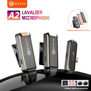 MIXIO A1 A2 Microphone Wireless Mic clip on Live Lavalier