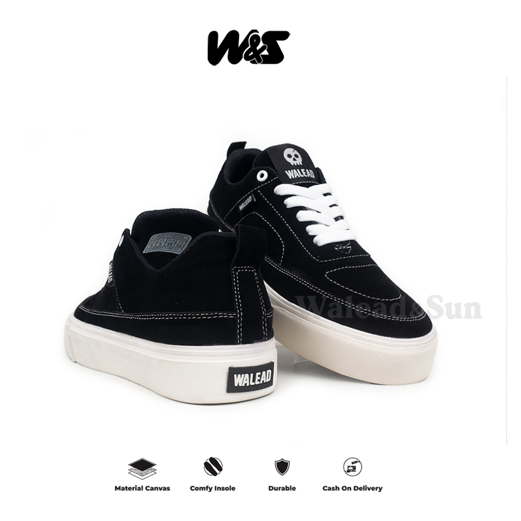 CUCI GUDANG WALEAD & SUN - Sepatu Sneakers Casual Pria Ukuran 36 - 44 Sepatu Lokal Brand Sekolah