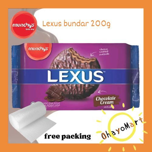 

Munchy's / munchys Lexus Chocolate cream/ biskuit krim coklat/ lexus coklat bundar 200g