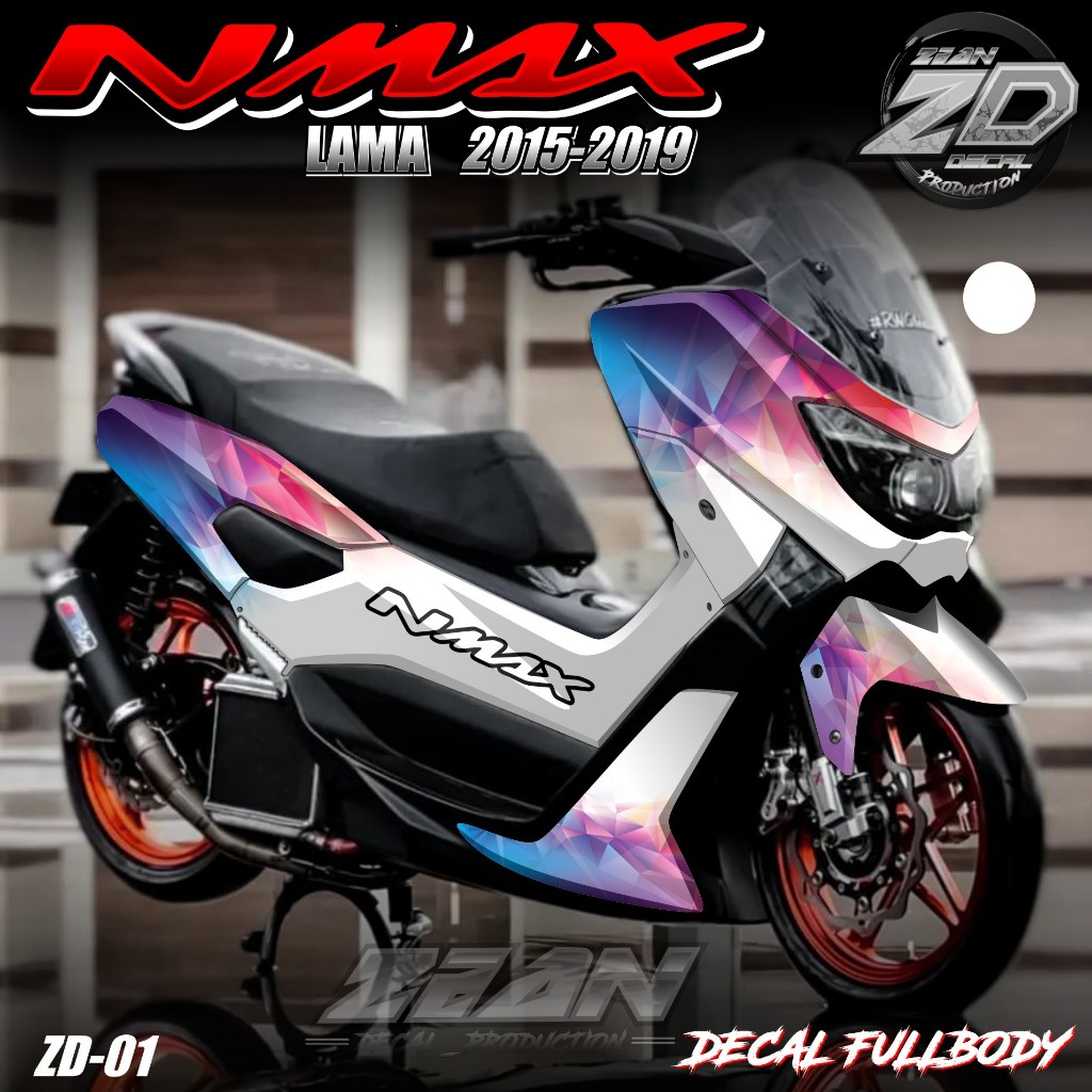 (PROMO COD) TERBARU Decal Sticker Yamaha Nmax 155 Old 2015 2016 2017 2018 2019 Fullbody - Stiker Sko
