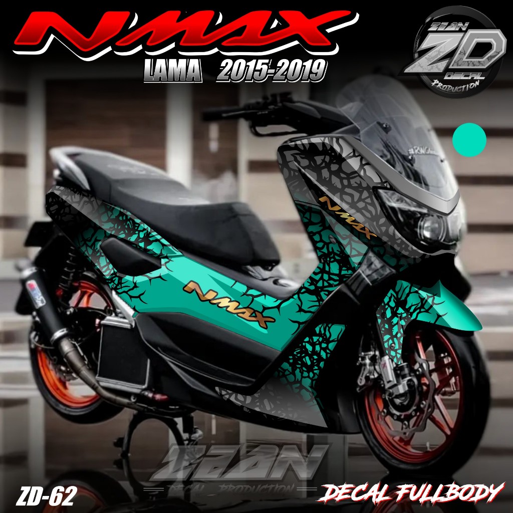 (PROMO COD) TERBARU Decal Sticker Yamaha Nmax 155 Old 2015 2016 2017 2018 2019 Fullbody - Stiker Sko