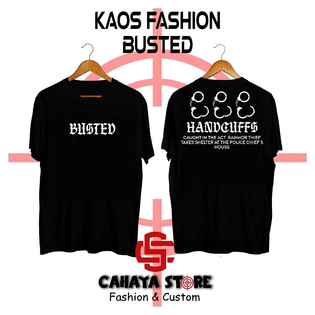 BUSTED - Kaos Fashion Busted Borgol - PRIA DAN WANITA - BAJU KAOS KEREN