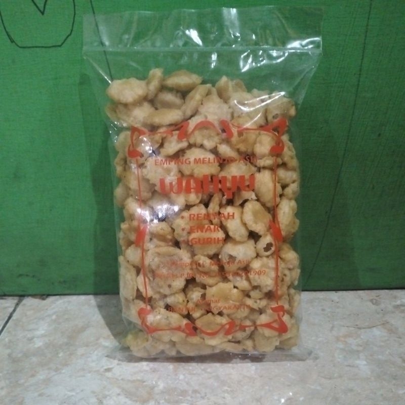

emping gepuk matang melinjo asli rasa gurih merk wahyu