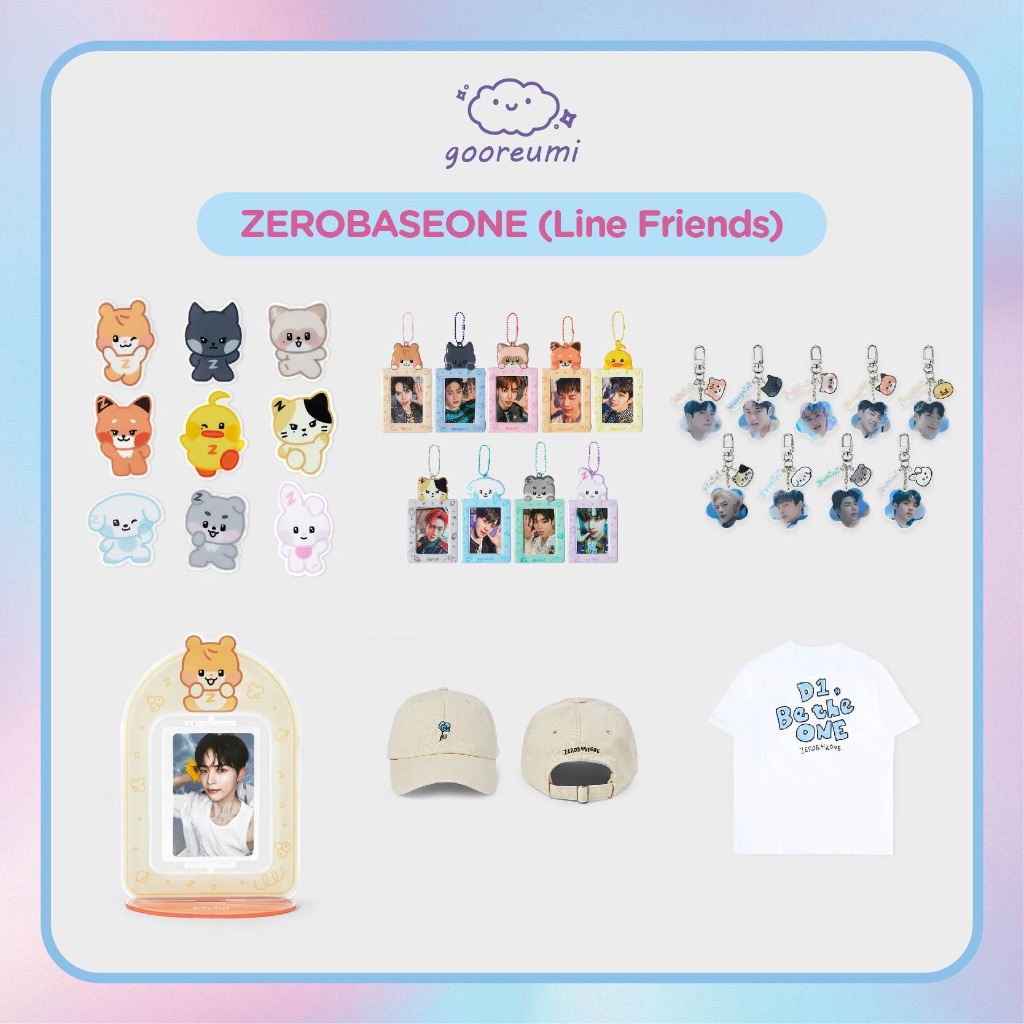ZEROBASEONE Line Friends - Merch from pop up store [Official Line Friends Korea]