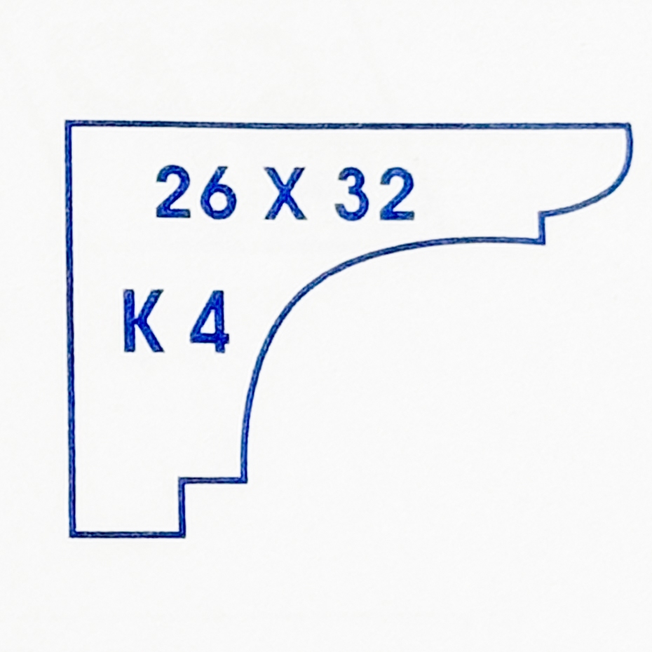 Lis Profil Kayu K4 | Molding Kayu K4 | Molding K4
