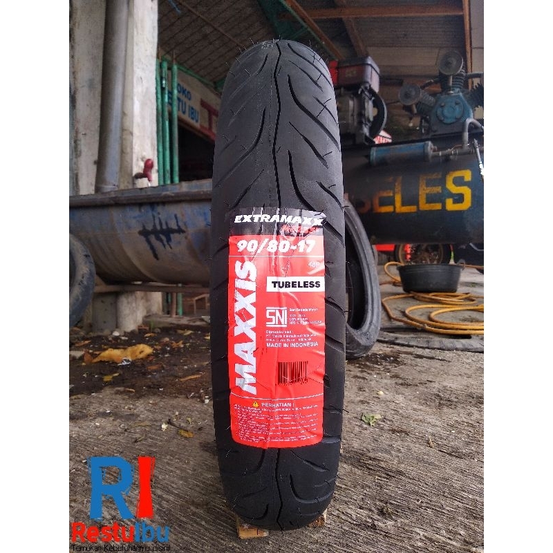 Ban Tubeles Maxxis Extramaxx 90/80-17 Dual Compound