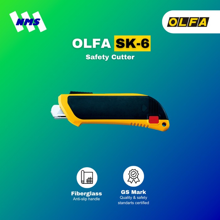 

OLFA SK-6 Safety Cutter Original Pisau Kater Pemotong