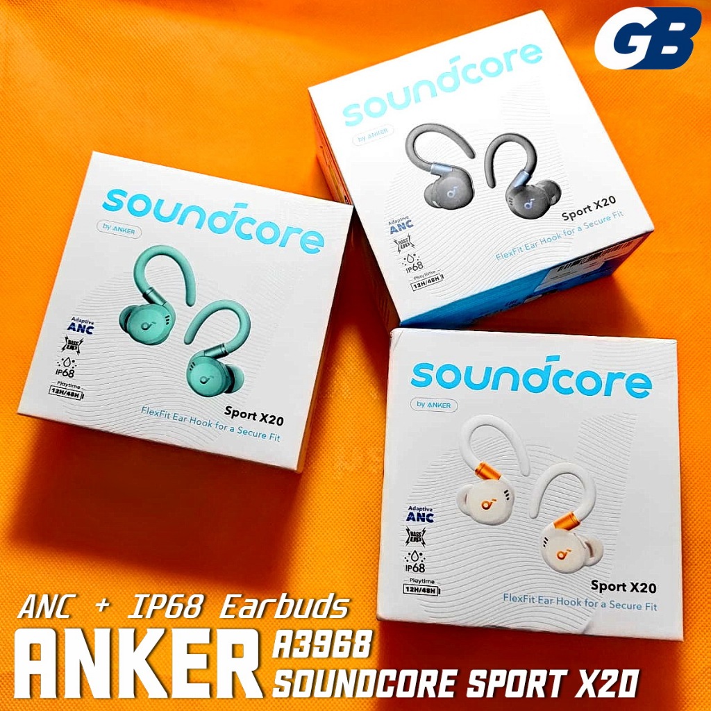 Anker Soundcore Sport X20 Earbuds TWS dengan ANC dan IP68