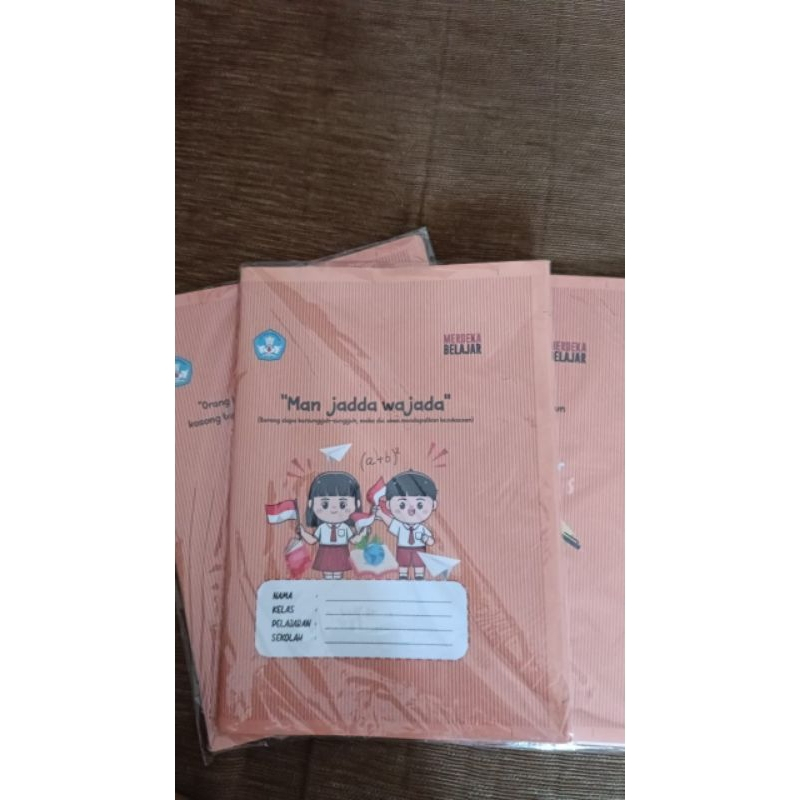 

[HARGA MURAH ] Sampul buku Coklat Kwarto / Sampul Kertas / Sampul Buku Coklat Karakter