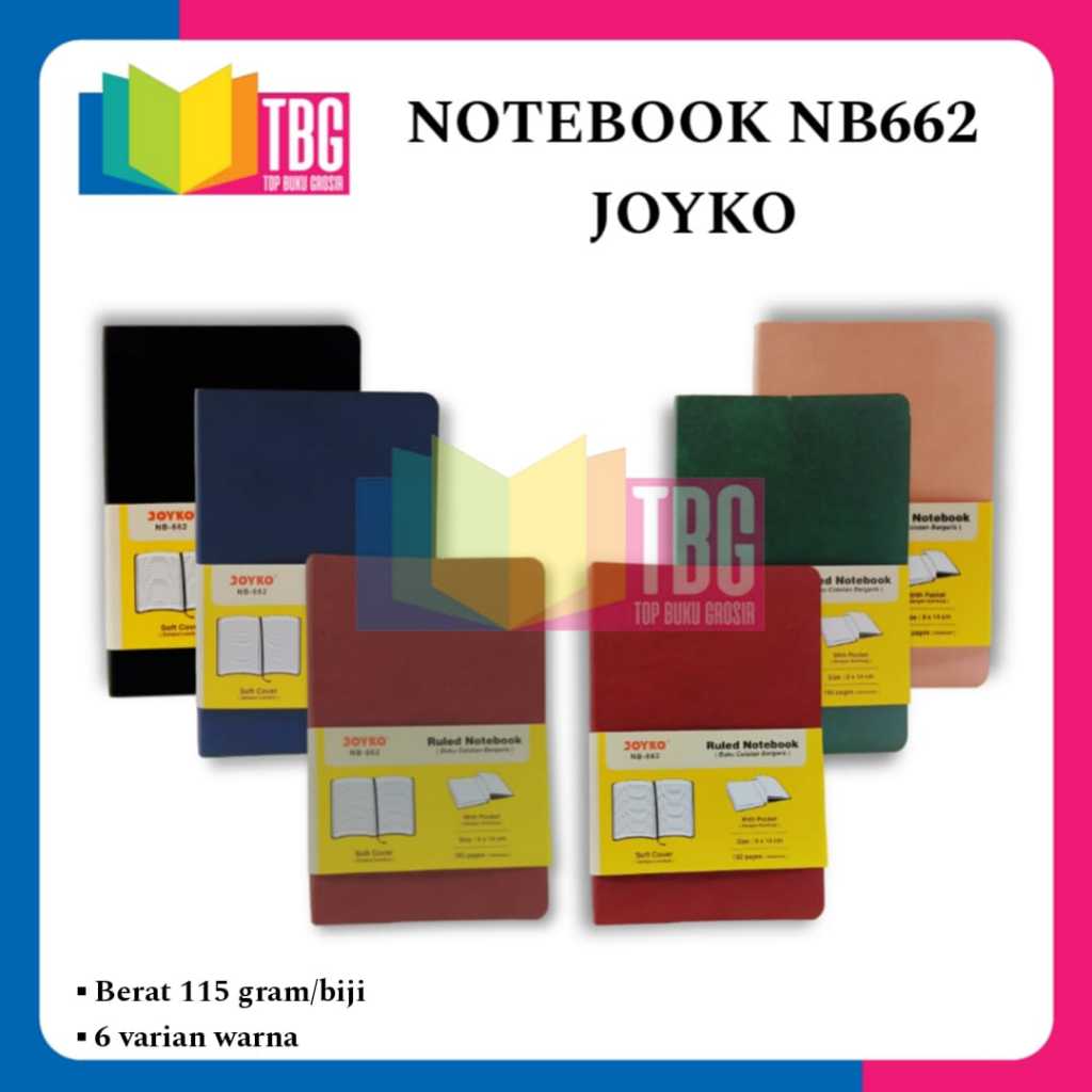 

1 PCS NOTEBOOK NB662 JOYKO BUKU CATATAN / BUKU DIARY