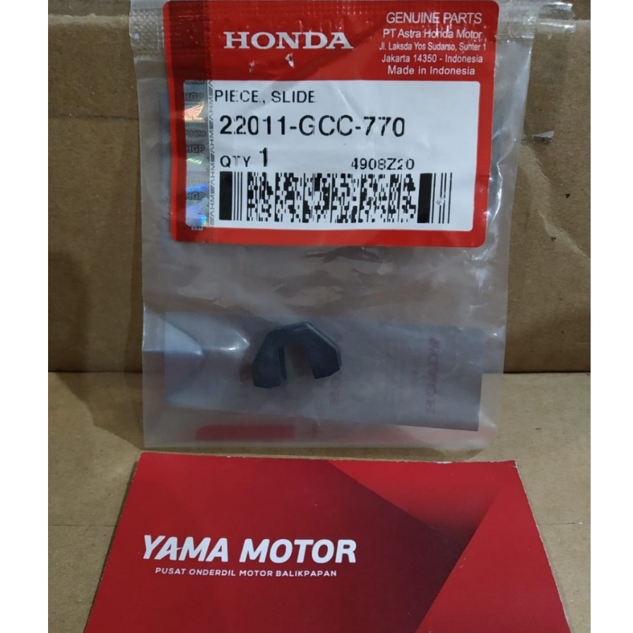 PIECE SLIDE KLIP SLIDER BEAT KARBU BEAT FI K25 VARIO 110 SCOOPY FI 22011-GCC-770 22132-GCC-771 ORI A