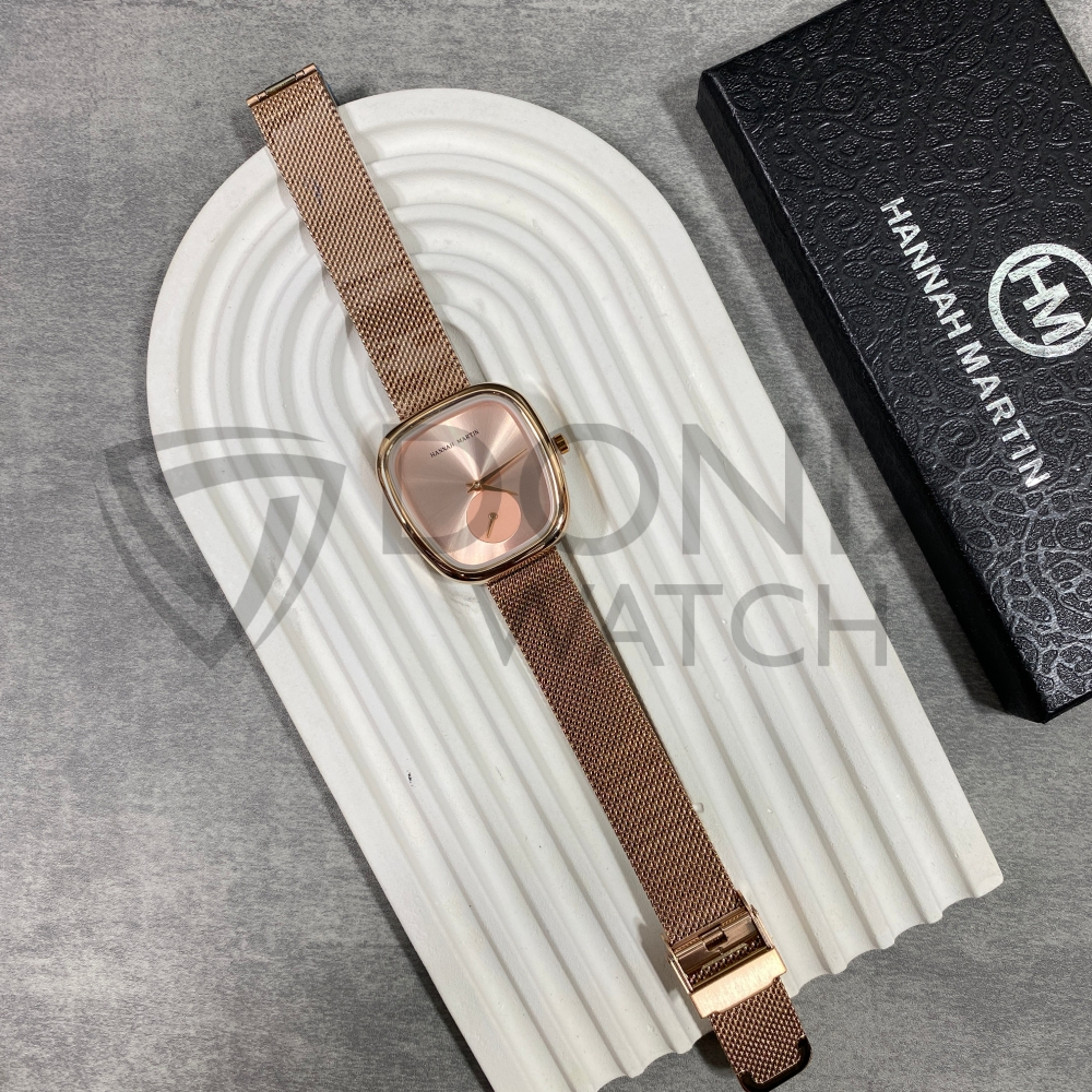 Hannah Martin - Jam Tangan Original Wanita - Jam Tangan Cewek Stainless Steel - Jam Tangan Perempuan