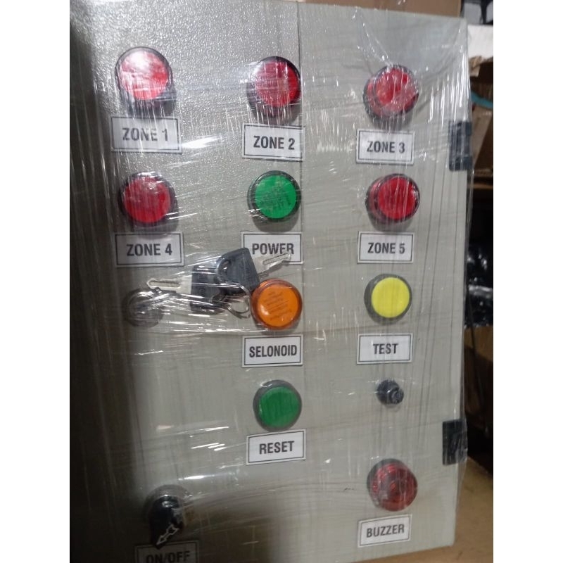 panel alarm gas 5zone