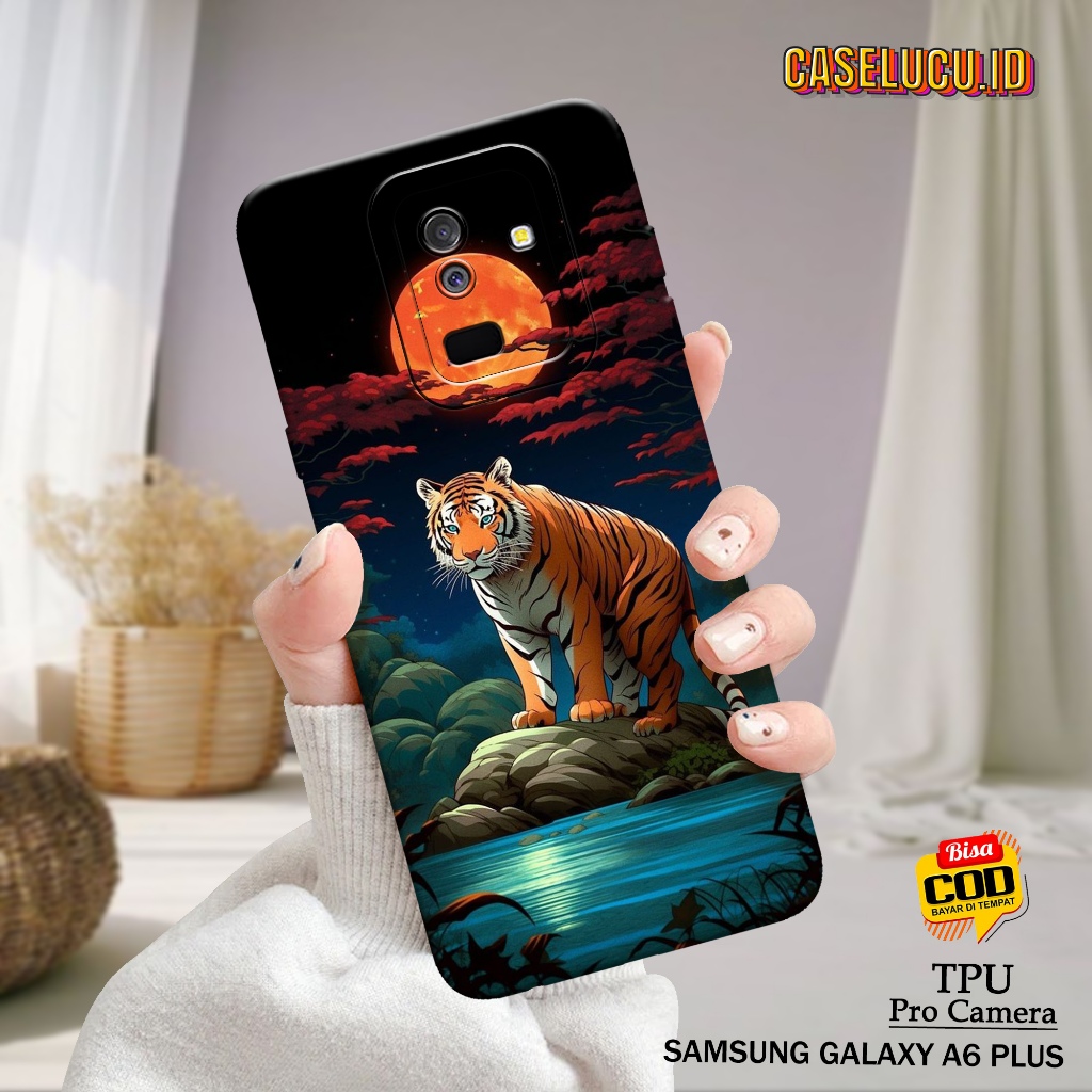 Casing Hp Samsung A6 Plus Terbaru - Case Lucu - Case Samsung A6 Plus - Fashion Case Binatang - Soft 