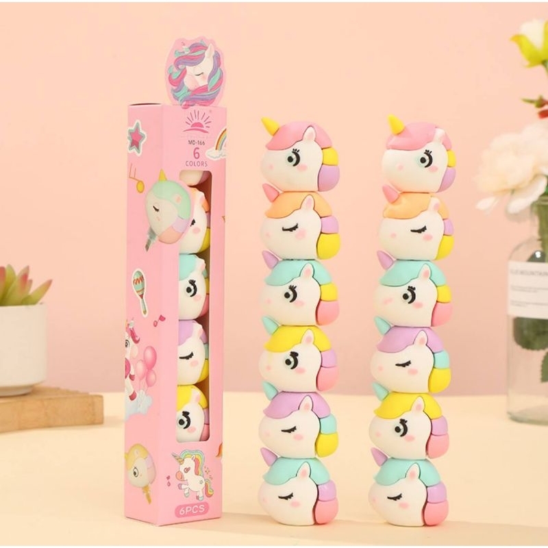 

Stabillo Highlighter Unicorn Susun 6warna-- MAY245