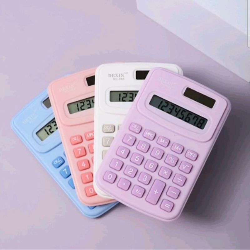 

Calculator mini poscked pastel