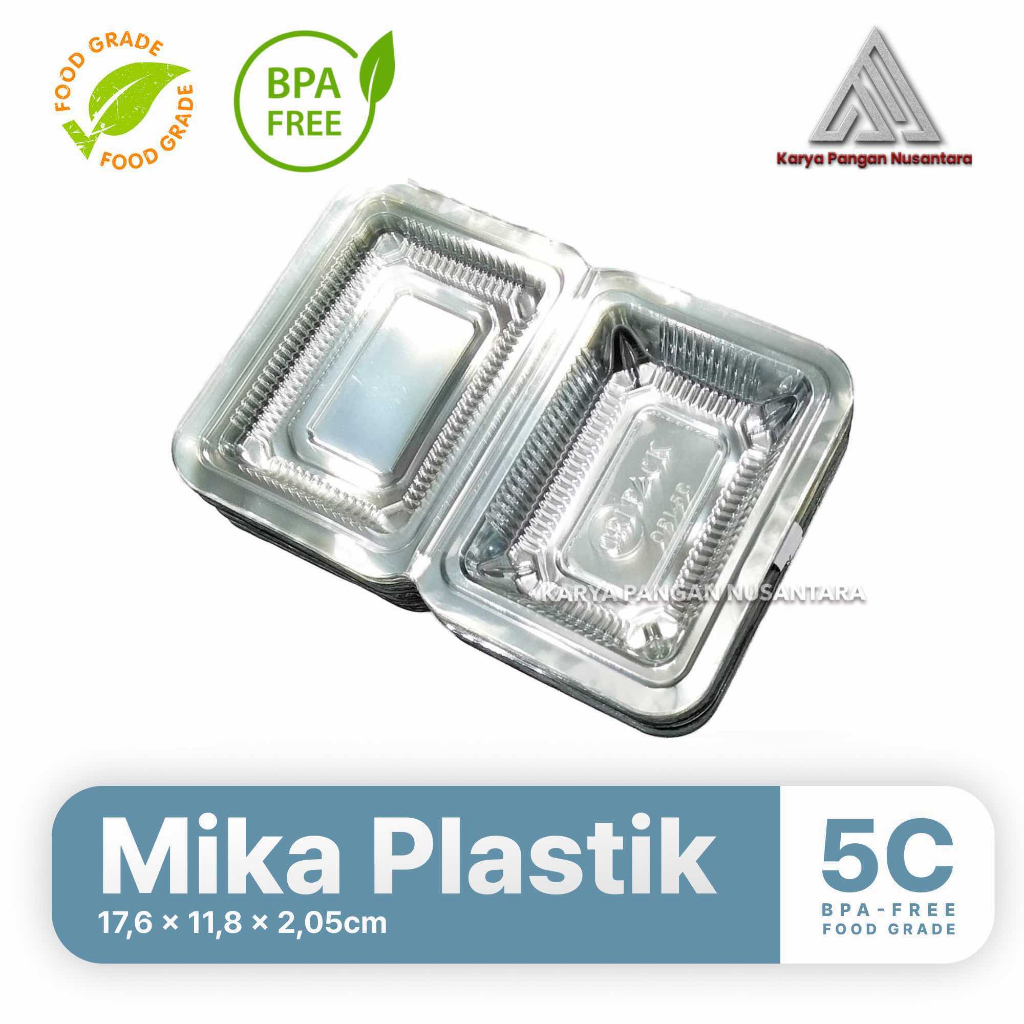 MIKA PLASTIK MIKA KUE MIKA MAKANAN MIKA 5C MIKA KEMASAN MAKANAN FOOD GRADE PACK