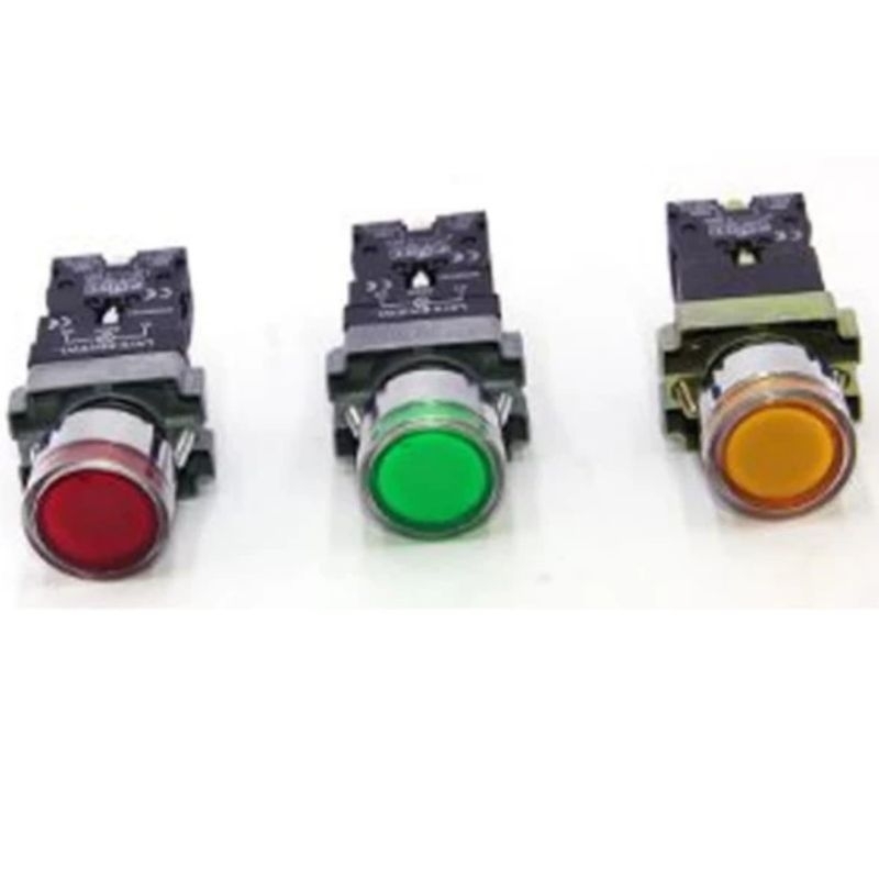 Fort Illuminated Push Button Lamp with neon LAY5-BW 3361 BW 3461 BW 3561