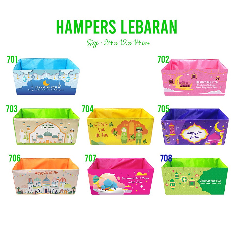 

SEGERA BELI Box Hampers Lebaran Parcel Kotak Hantaran Lebaran Souvenir Idul Fitri Gift Box