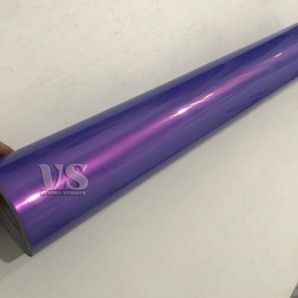 [ROLL] Sticker Skotlet Biru Ungu Lembayung I Stiker Skotlet Sapphire Magenta I Stiker Skotlet Ungu L