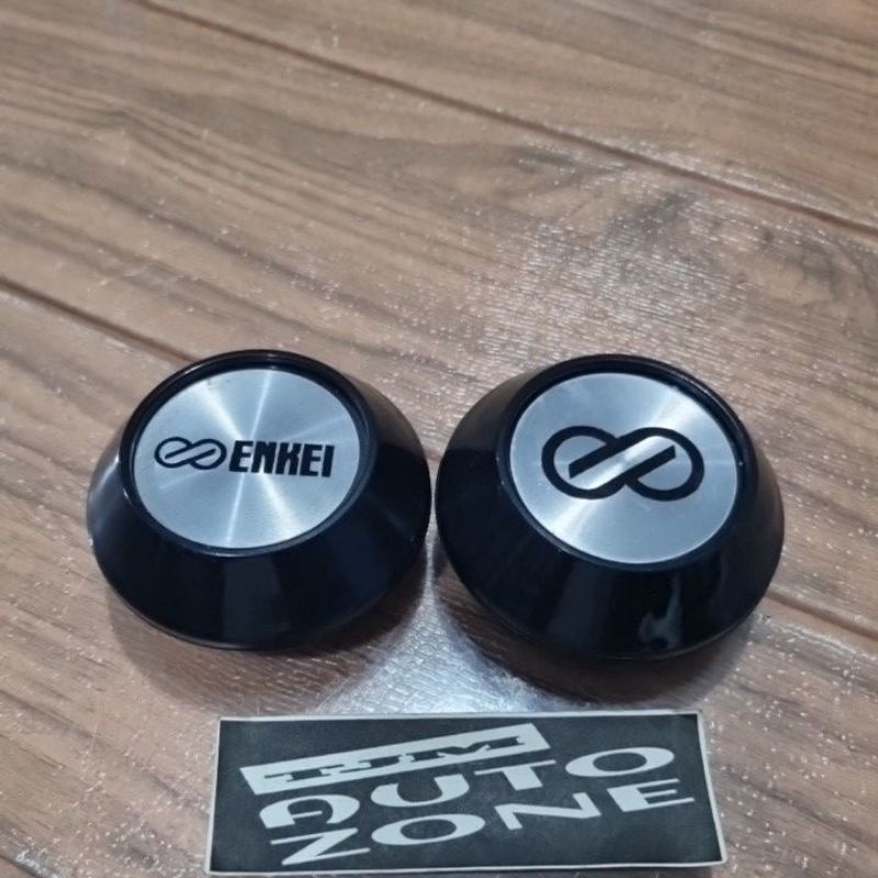 dop velg dop roda racing kerucut enkei logo enkei variasi 6.8cm