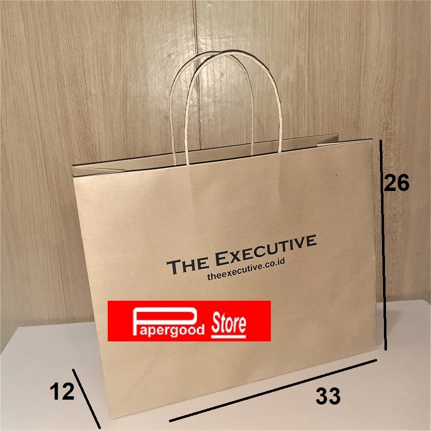 

Paper bag The executive Landscape 2 sisi 33 x 26 x 12 cm