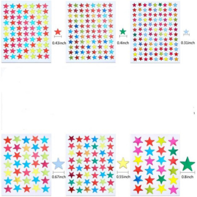 

Sticker Reward Bintang PER LEMBAR Stiker Reward Anak PAUD TK