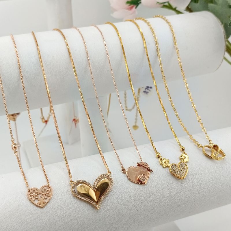 kalung emas mendel love kadar 17K