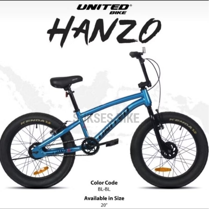 Sepeda Bmx Anak United Hanzo Ban 20X3.0