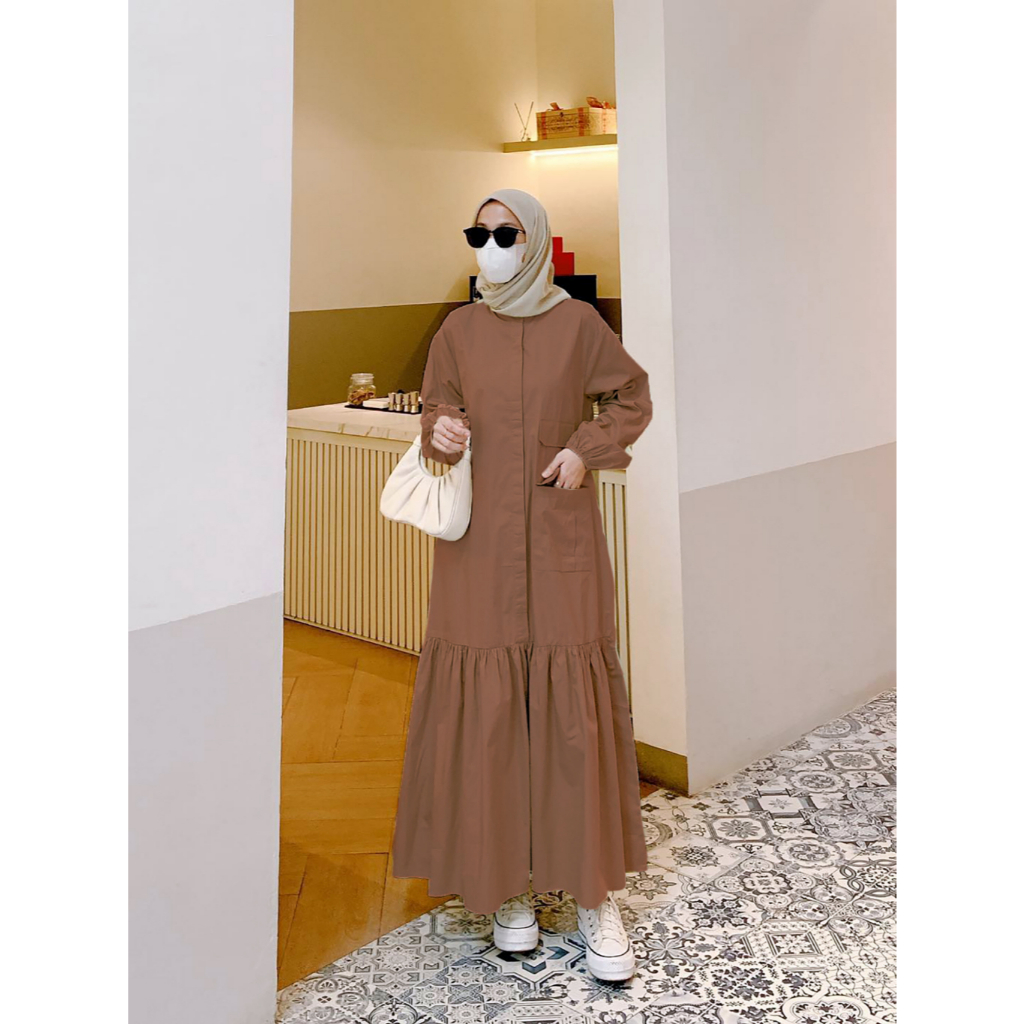 PAKET MURAH ADENA DRESS 182RB 3PCS / DRESS PAKET HEMAT / LONG DRESS ADENA / DRESS CRINKLE PREMIUM / 