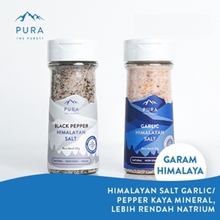 

Garam Himalaya Organic Alami Pura Himalayan Salt Garlic And Pepper Garam Natural 125gr