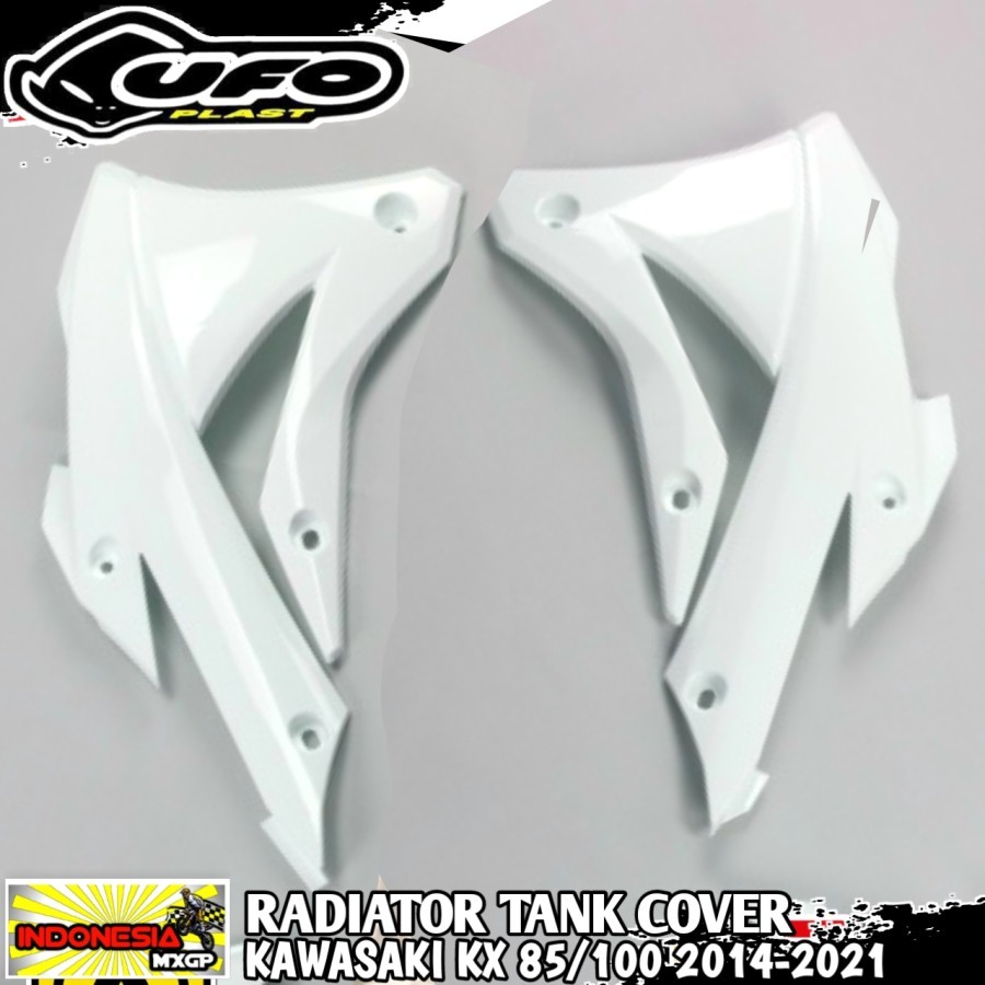 KAWASAKI KX 85 100 2014 2015 2016 2017 2018 2019 2020 2021 - UFO RADIATOR SCOOP TANGKI COVER BODY - 
