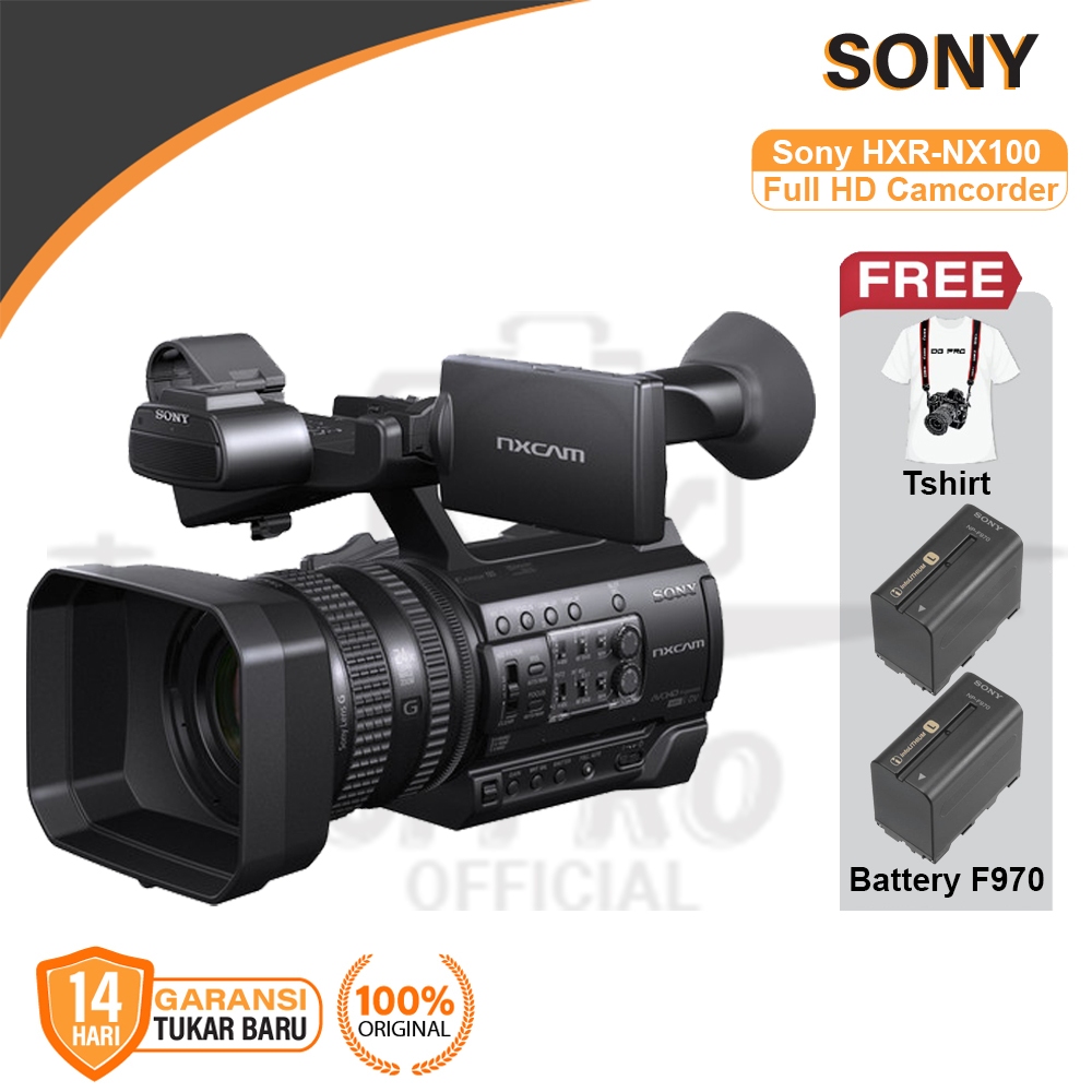 Sony NX100 HXR-NX100 Full HD NXCAM Camcorder PAKET BONUS - Handycam NX 100