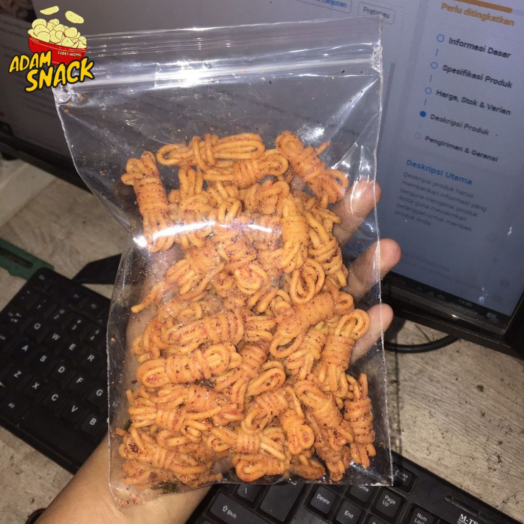 

MIE GULUNG VIRALL ISI 130GR PEDAS DAUN JERUK - COD DAN SAMEDAY