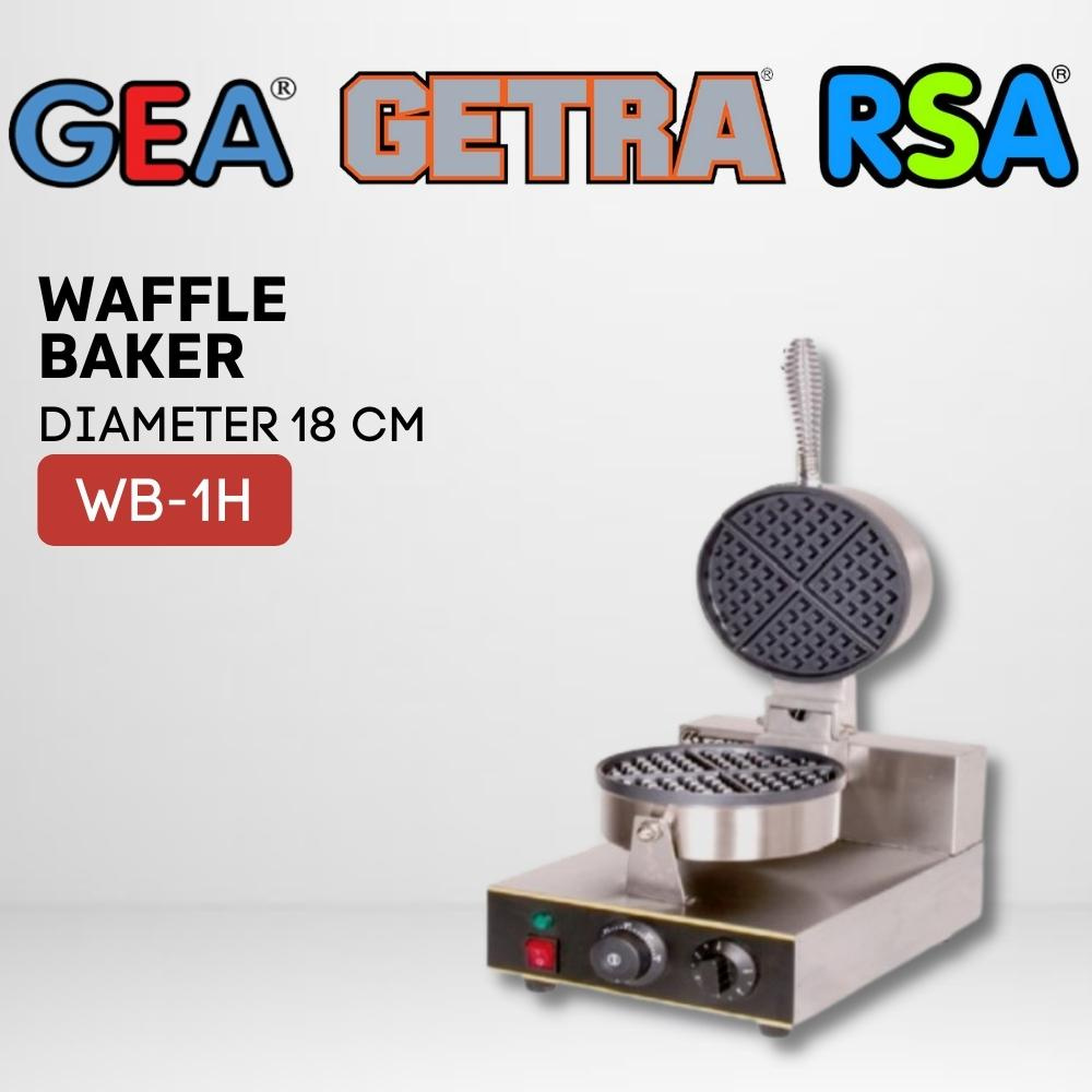 GETRA WB-1H Waffel Maker Mesin Pembuat Wafel & Crepe Listrik Garansi Resmi