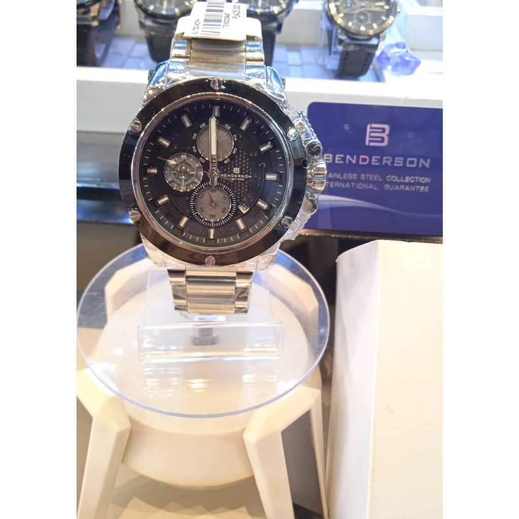 Jam tangan Pria Benderson 1730 MDPH chronograph stailess steel / Jam tangan Pria original Benderson