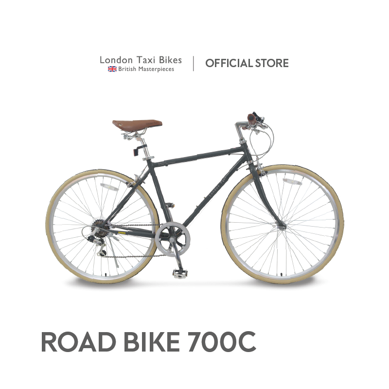 Sepeda London Taxi Road Bike 700C - Charcoal