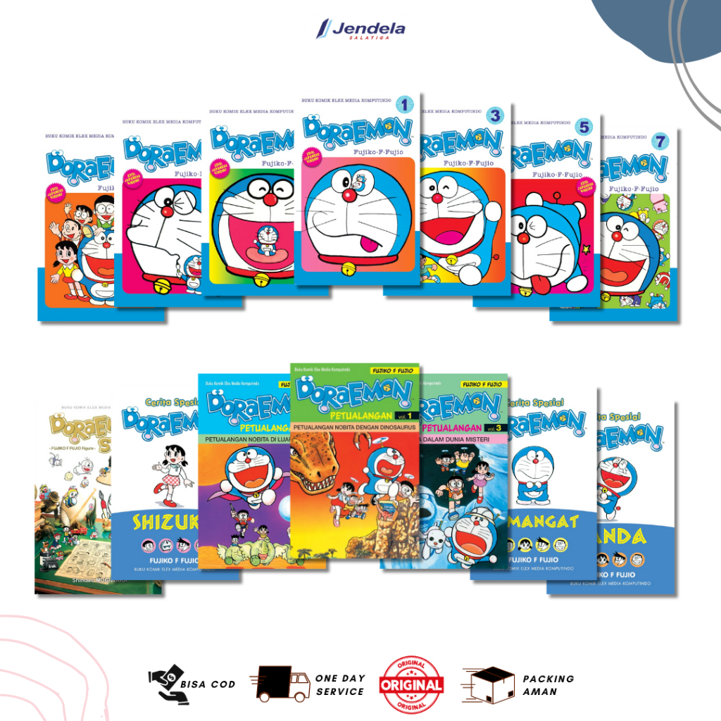 Seri Lengkap Komik Doraemon, Doraemon Petualangan, Story, Cerita Spesial Doraemon - Gramedia