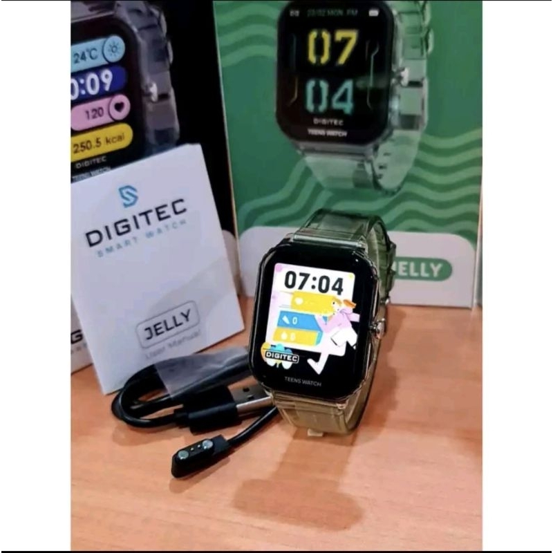 JAM TANGAN DIGITEC JELLY SMARTWATCH ANAK WANITA ORIGINAL
