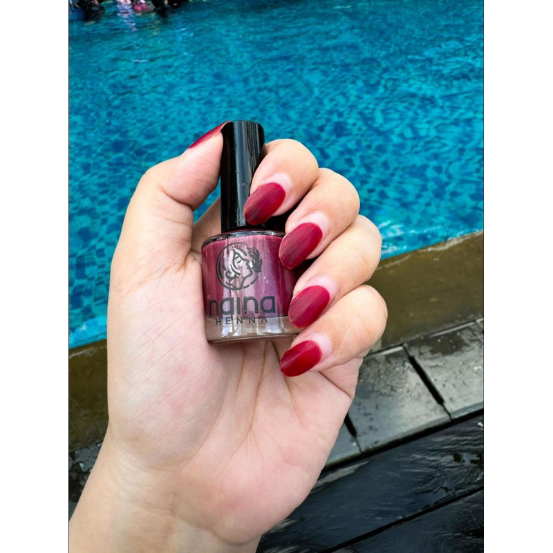 Naina Henna Kuku Halal Sah Buat Sholat Anak Arab Tahan Lama Bubuk Brown Black Cherry Cetar Coklat Da