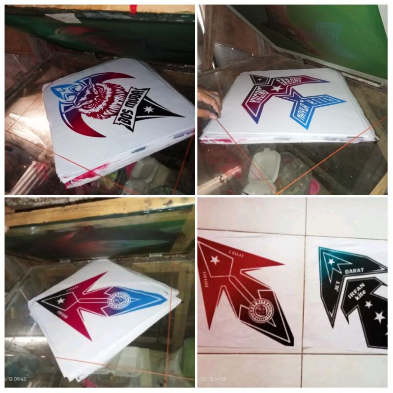 KERTAS LAYANGAN Sablon Minyak ( 100LEMBAR ) (HANYA KERTAS) Mohon Baca deskripsi Sebelum CO